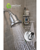 Wellon Shower Filter Head for Bathroom | Reduces Chlorine & Hard Water Effects | High Pressure Chrome Finish | Universal 1/2" Easy Installation